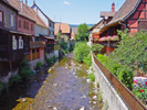 La rivière Weiss traverse Kaysersberg