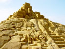 sculpture de sable : le royaume des morts